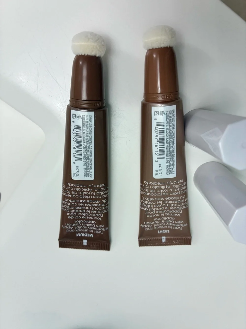 Flower Makeup Bundle Lowlight Liquid Contour x2 + Plump Up Gloss stick in heated